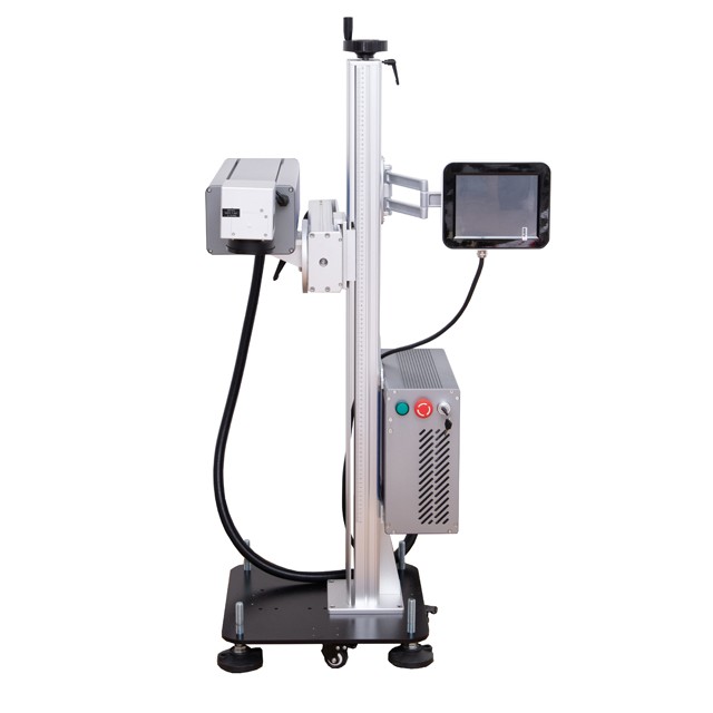 Machine de marquage laser CO2 volante à convoyeur