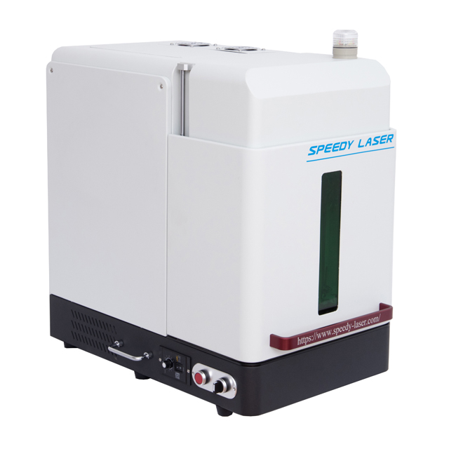 Petite machine de marquage laser à fibre à couverture fermée